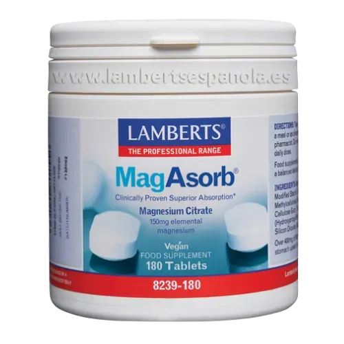 Magasorb – citrato de magnesio de 180 cápsulas Magasorb - citrato de magnesio de 180 cápsulas
