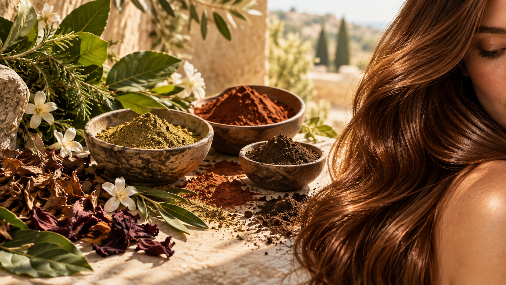 Plantas tintóreas, pigmentos vegetales y cabello