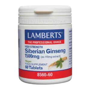 Ginseng Siberiano 1500 mg como extracto estandarizado