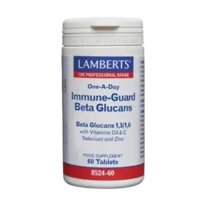 Immune-Guard Beta Glucanos más Vitaminas D3, C, Selenio y Zinc