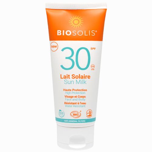 Leche Protección Solar SPF 30 100 ml. Para Rostro y Cuerpo