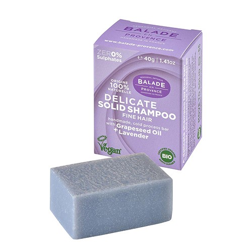 Champú Sólido Lavanda para Cabello Fino