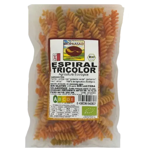 Espiral Tricolor Bio 250Gr