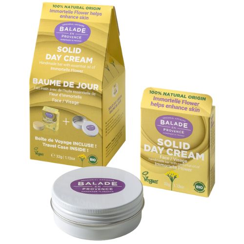 Pack Crema de Día Sólida 32 gr + Lata de Aluminio