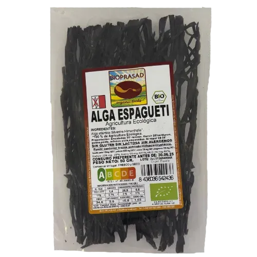 Alga Espaguetti de Mar 50Gr