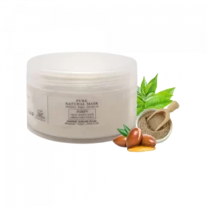 Mascarilla de Belleza Facial con Aceite de Argán Puro y Ghassoul
