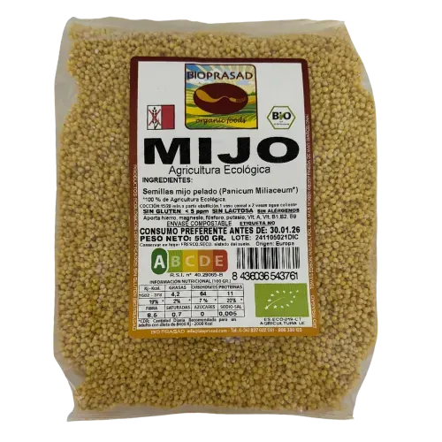 Mijo Pelado Bio 500Gr