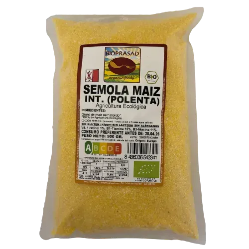 Sémola Maíz Integral Bio 500Gr
