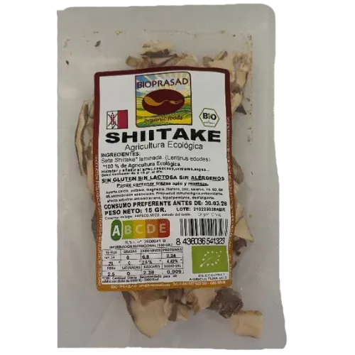 Shiitake Laminada bio 15Gr