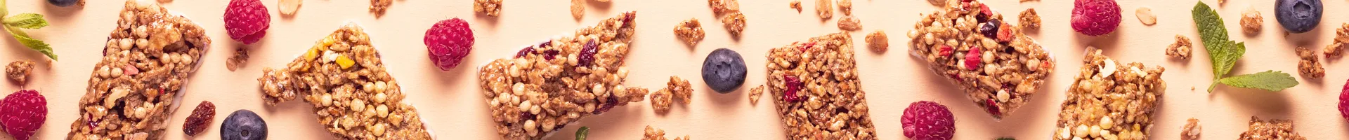 Barritas y galletas ecológicas sin gluten y sin azúcares añadidos. Snacks saludables y naturales en CN Holística Canarias.