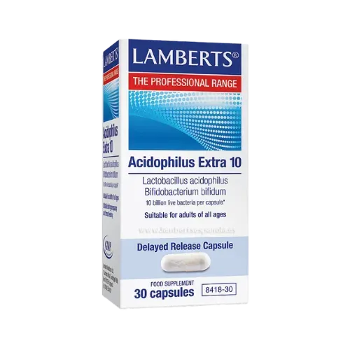Acidophilus Extra 10 - Probióticos. 30 cap.