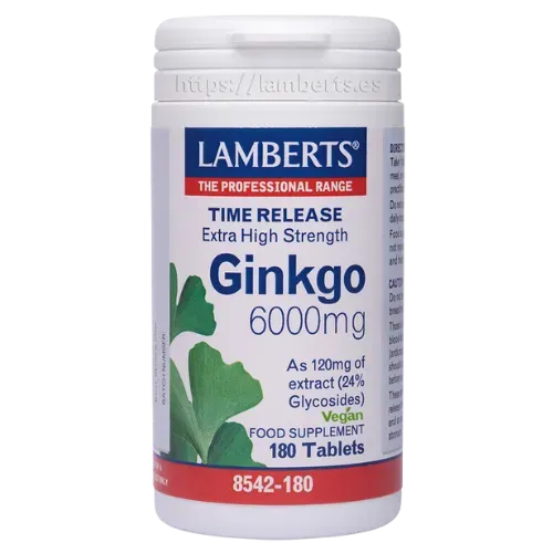 Ginkgo Biloba 180 cápsulas