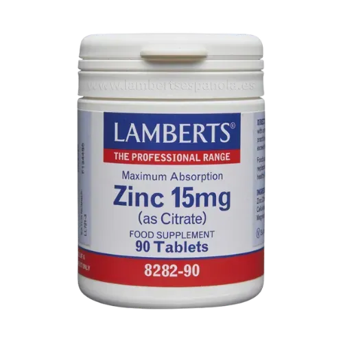 Zinc 15 Mg como citrato con mayor absorción