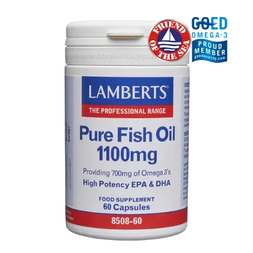 Aceite de Pescado Puro 1100 mg con 700 mg de Omega 3