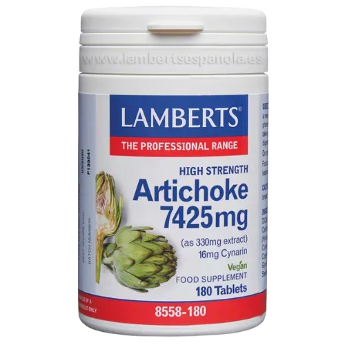 Alcachofa 7425 mg como extracto que aporta 16 mg de Cinarina