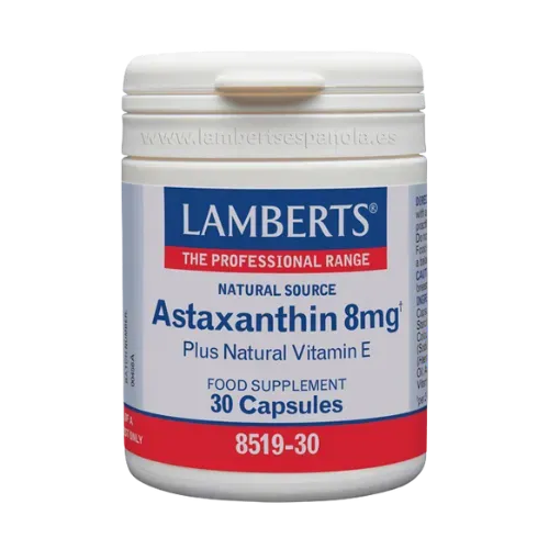 Astaxantina 8 mg con Vitamina E natural