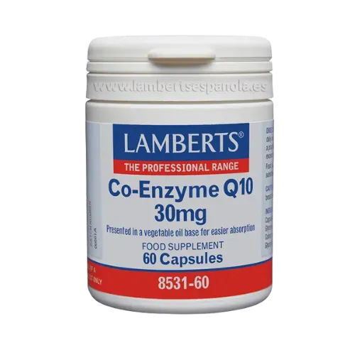 Co-Enzima Q10 30 mg (CoQ10 o ubiquinona)