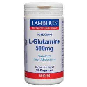L-Glutamina 500 mg. Pura. Aminoácido no esencial