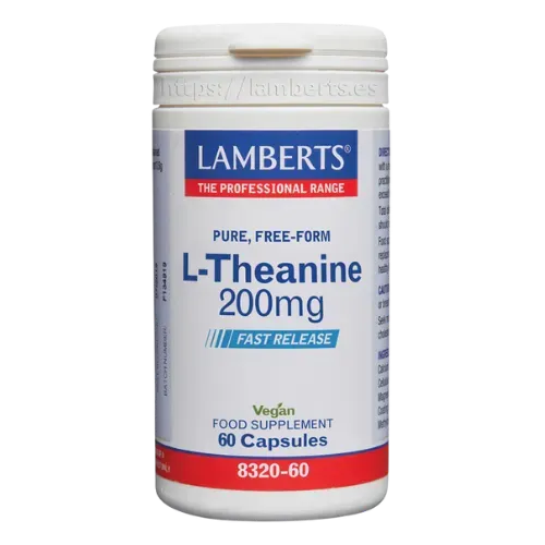 L-Teanina 200 mg en forma Libre.