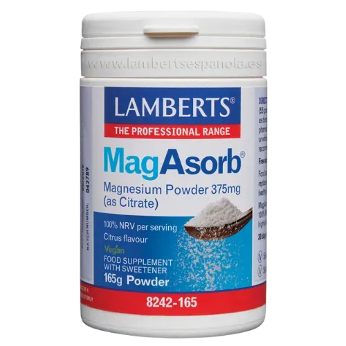MagAsorb®. Magnesio en polvo como Citrato, muy soluble