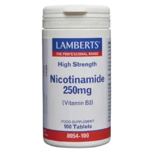 Niacina como Nicotinamide o Vitamina B3 250 mg