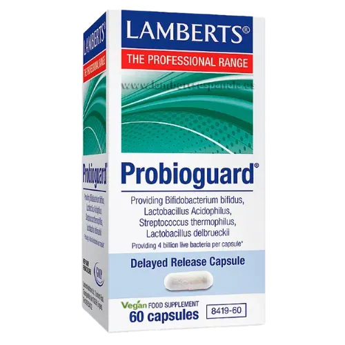 Probioguard® Probiótico con 4 mil millones de bacterias amigas.
