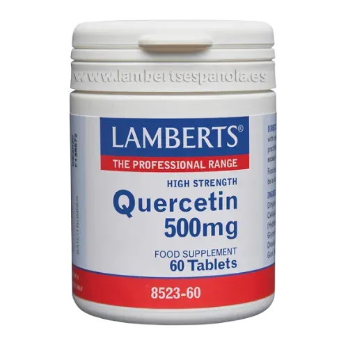 Quercetina 500 mg es un flavonoide de fuente vegetal natural
