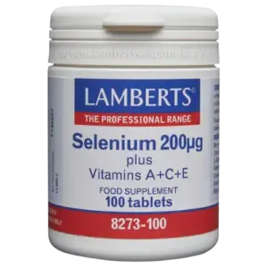 Selenio 200mcg más Vitaminas A, C y E.
