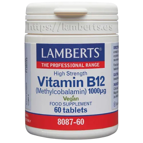 Vitamina B12 1000 mcg como Metilcobalamina