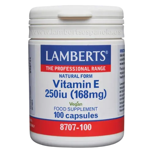 Vitamina E natural 250 UI  (168 mg)