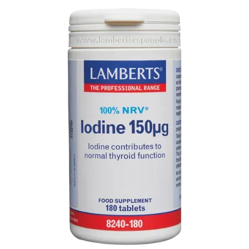Yodo 150 mcg como Yoduro de Potasio