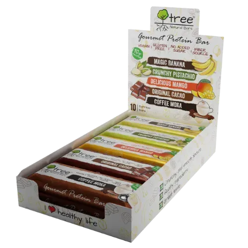 Caja de 10 Barritas Naturales de Proteína