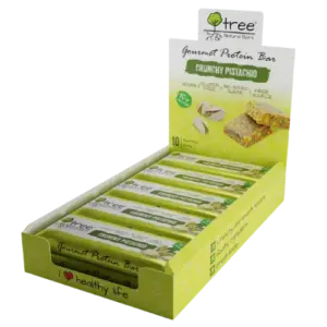 Caja de 10 Barritas Naturales de Proteína de Pistacho – CAD 12/05/2026