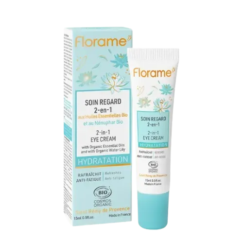 Contorno de ojos 2 en 1 Hydratation de Florame
