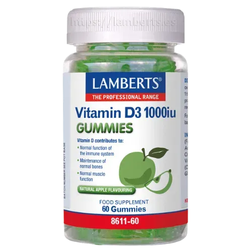 Vitamina D3 1000 UI en gominolas