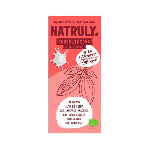 Tableta de Chocolate con Leche Bio 85Gr