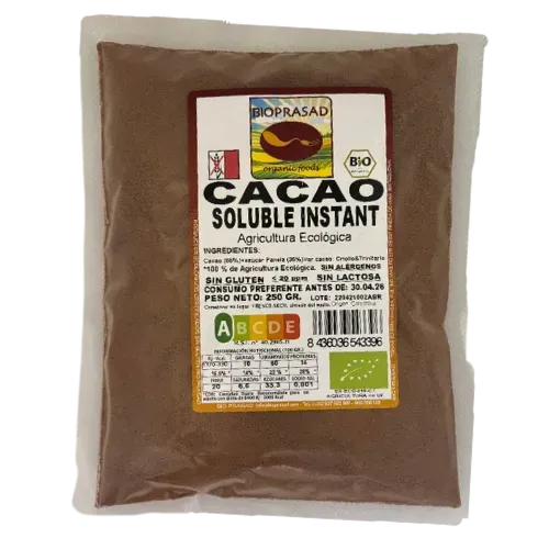 Cacao Soluble Instantáneo 250Gr