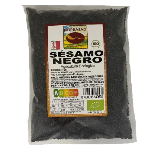Semillas de Sésamo Negro 250Gr
