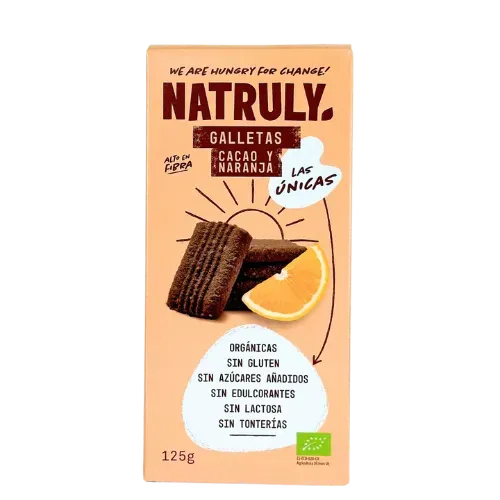 Galletas de Cacao y Naranja 125Gr