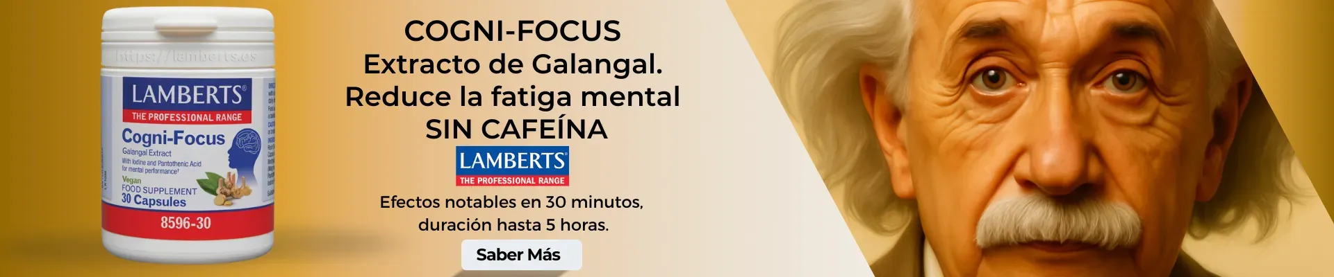 Cogni Focus de Lamberts, mejora la memoria sin cafeína