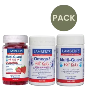 Pack Multiguard For Kids + Multiguard Kids en Gominolas + Omega 3 For Kids