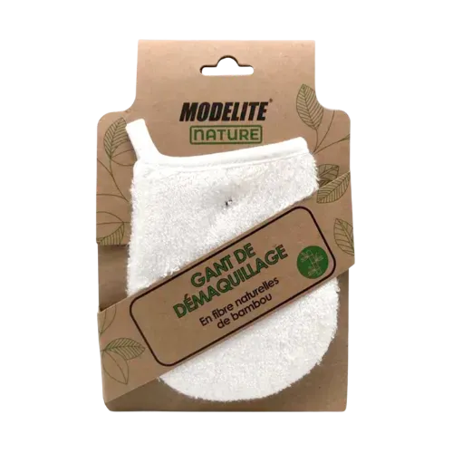 Guante desmaquillante de bambú
