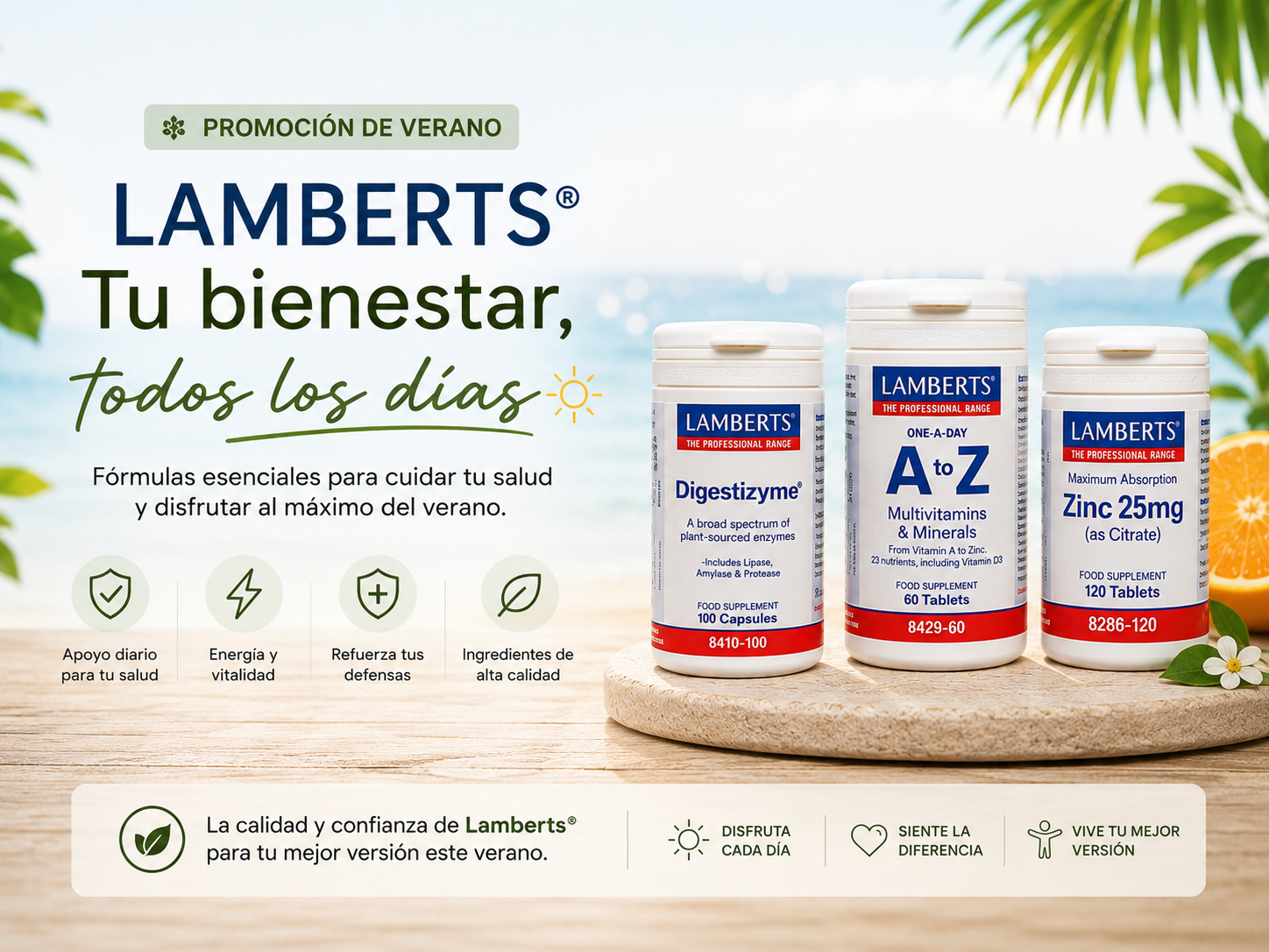 Lamberts - Promociones de verano con descuentos del 15%, 20% y 25%