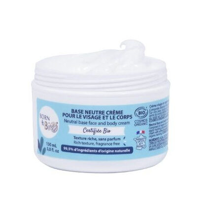Crema facial y corporal base neutra Born to Bio 150 ml