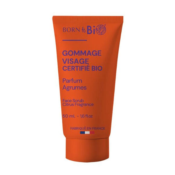 Exfoliante facial cítrico para piel mixta y grasa Born to Bio 50 ml