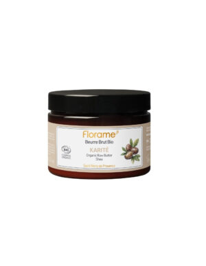 Manteca de karité bruta bio Florame 125 ml, imagen original del envase